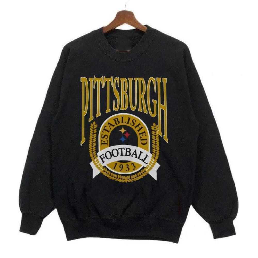 Pittsburgh Steelers Crewneck Unisex Football Sweatshirt